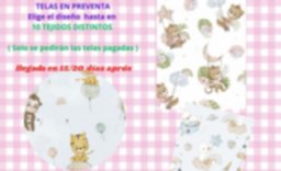 TELAS DE PREVENTA  (desde 1 metro) 